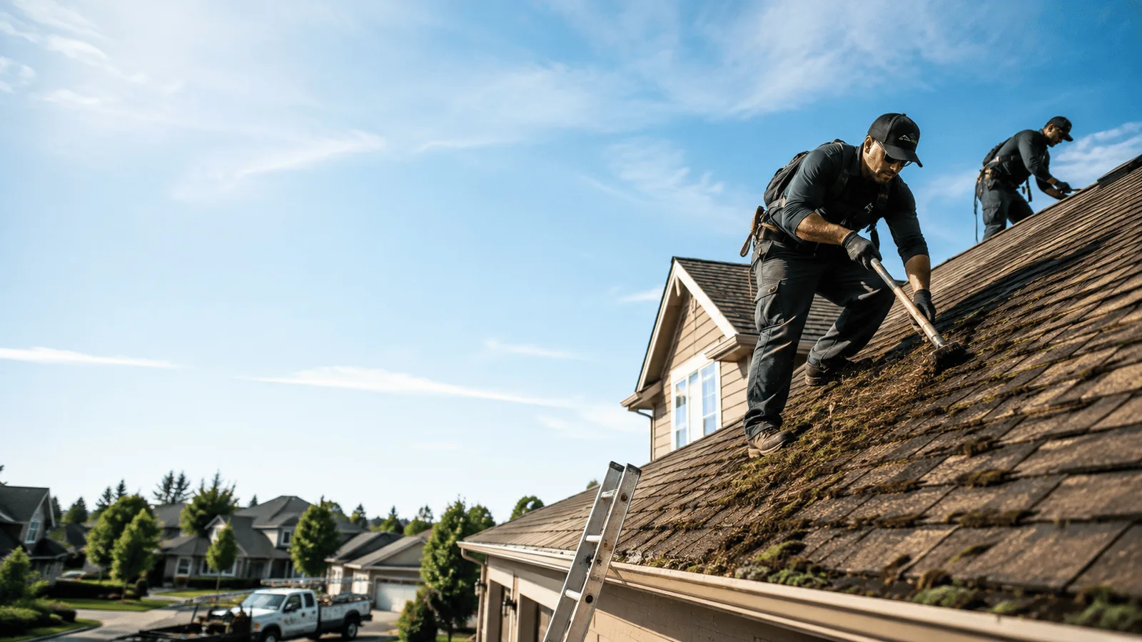 Roof Moss Removal in Johnston, IA near me